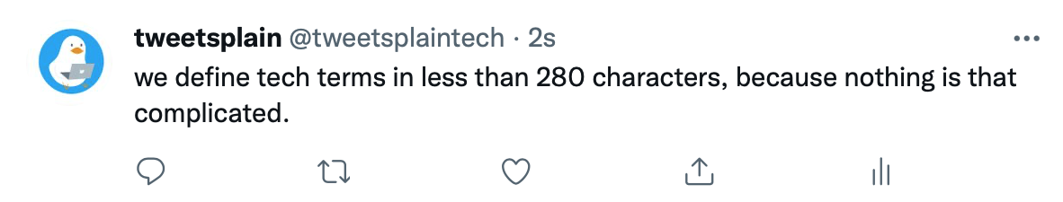 Description of tweetsplain