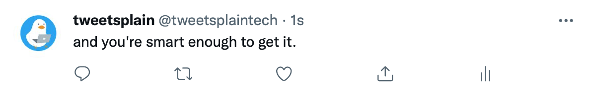 Description of tweetsplain